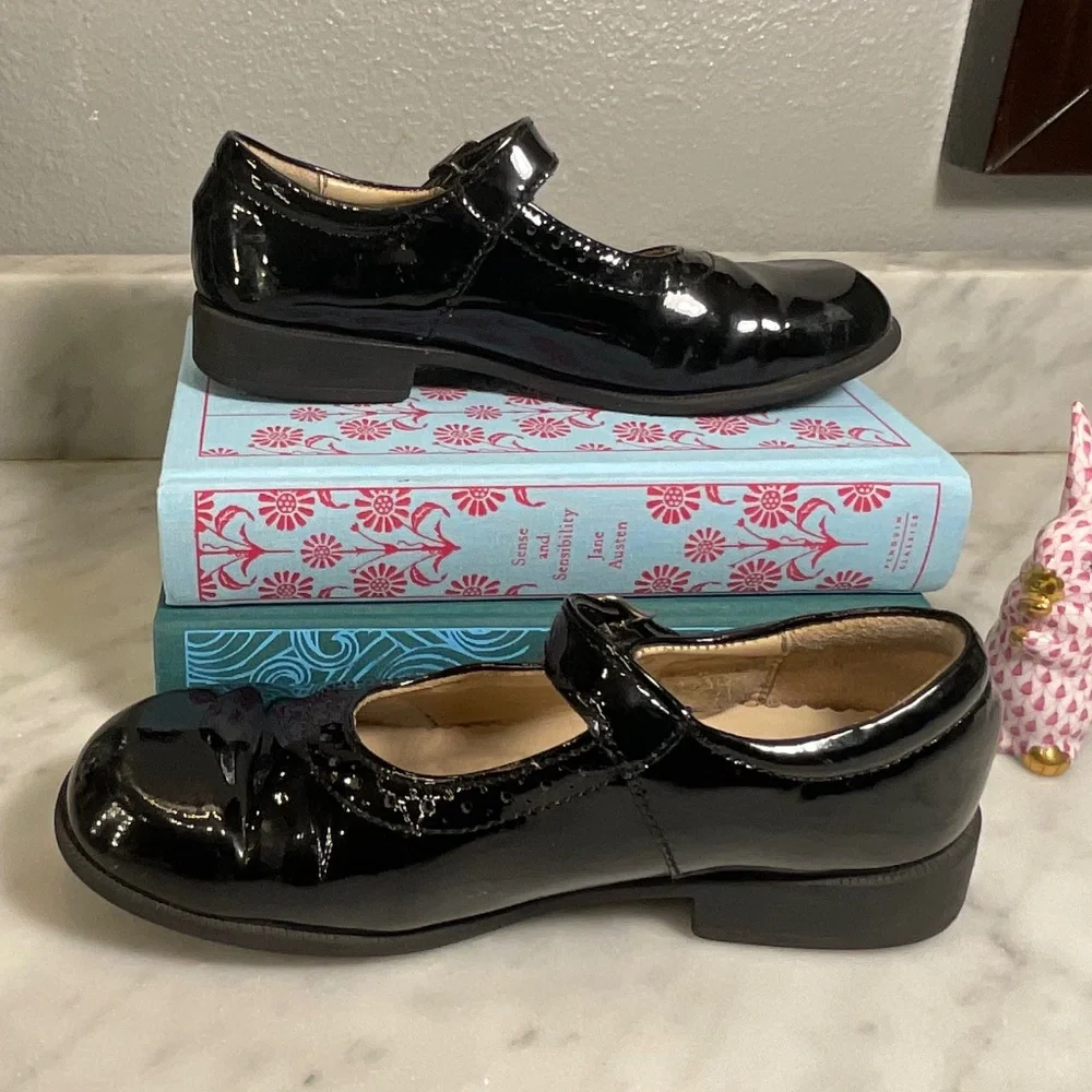 Start Rite Black Patent Mary Jane Shoes Size 1.5 Youth